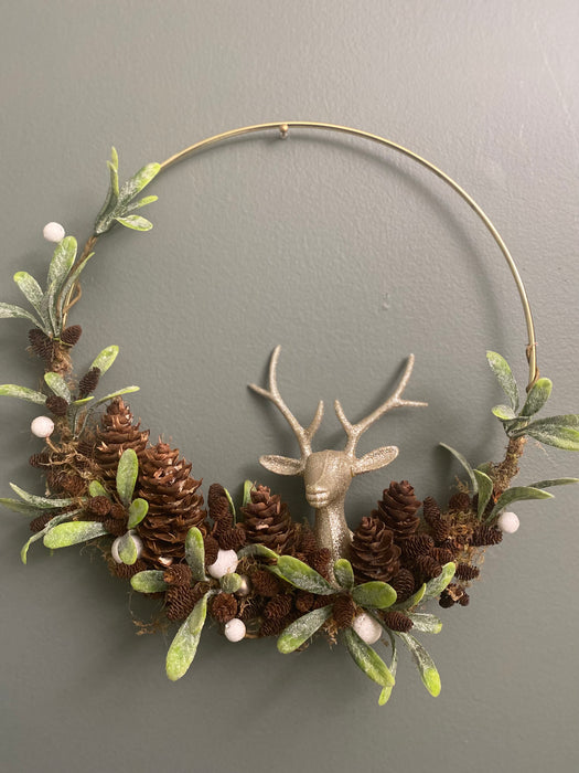 Reindeer and Pinecones