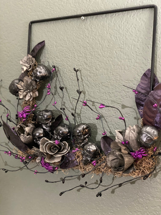 Skull Bouquet Wreath