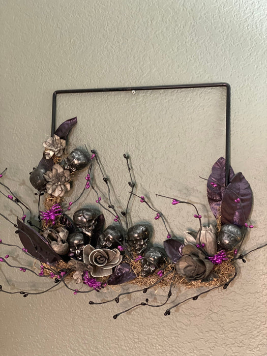 Skull Bouquet Wreath