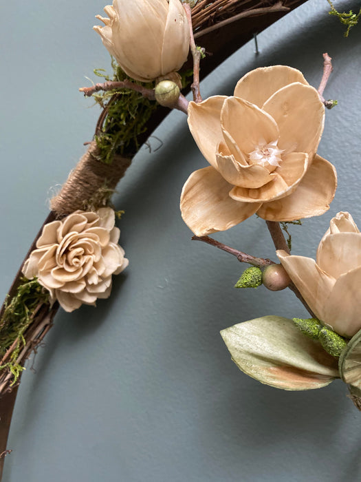 Ivory Branch Wreath