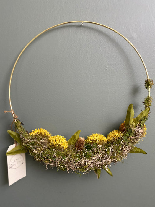 Golden Fall Wreath