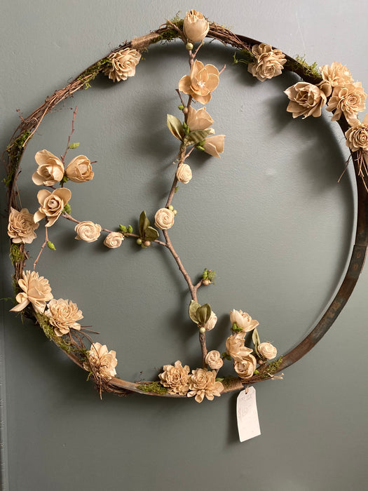 Ivory Branch Wreath