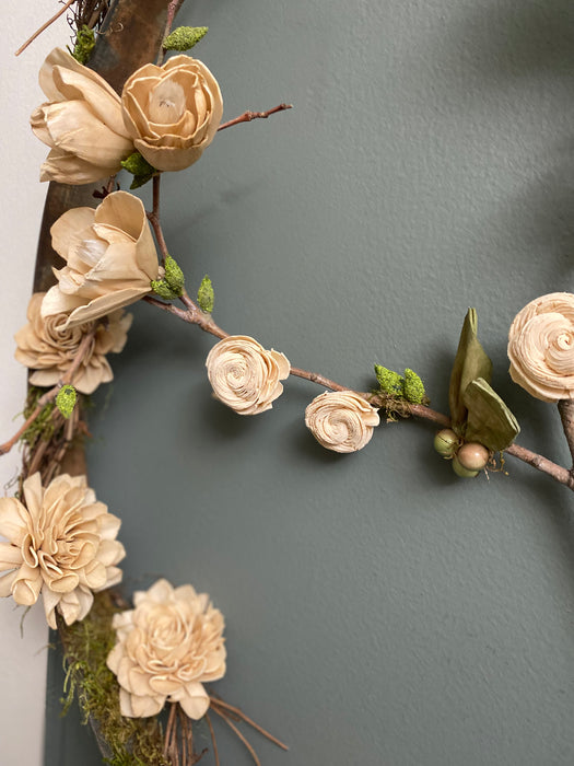 Ivory Branch Wreath