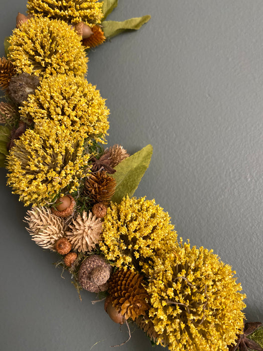 Golden Fall Wreath